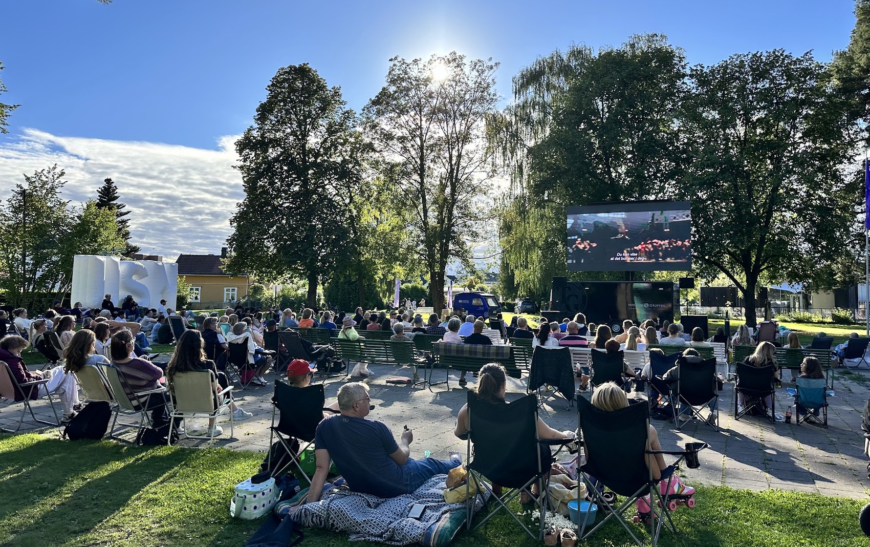 Gratis utendørskino i Søndre park!
